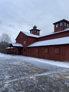 Appalachian Trail Rides Barn Snow